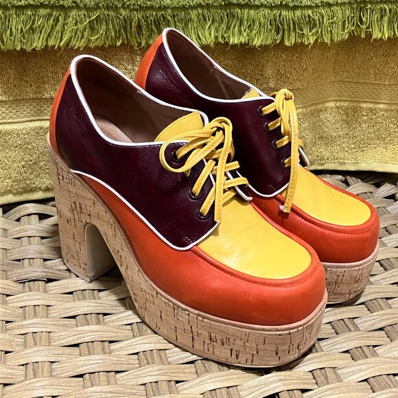 *GENTLY WORN!* Jeffrey Campbell SHAGGIN Platforms, Size 8.5 (best for size 8)!!! - Picture 2 of 14